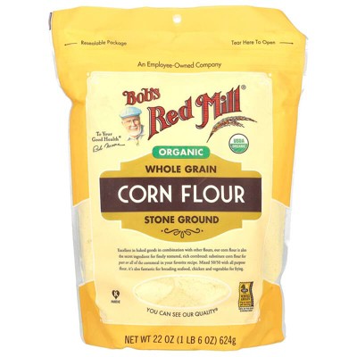 Bob's Red Mill Organic Corn Flour, 22 oz