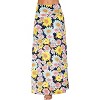 Women's Stylish Spandex Flare Maxi Skirt - Comfy Fold-Over Design Long Skirt for Effortless Style #3 - 3 of 4