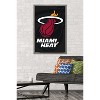 Trends International NBA Miami Heat - Logo 14 Framed Wall Poster Prints - 2 of 4