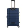 Rockland Melbourne Hardside Expandable Luggage with Spinner Wheels Navy Checked Large 28" - 4 of 4