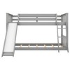 NicBex Twin over Twin Bunk Bed with Guardrail and Convertible Slide,Loft Bed with Ladder,Modern Bunk Beds,Noise Reduced Bunk Beds for Bedroom - 4 of 4