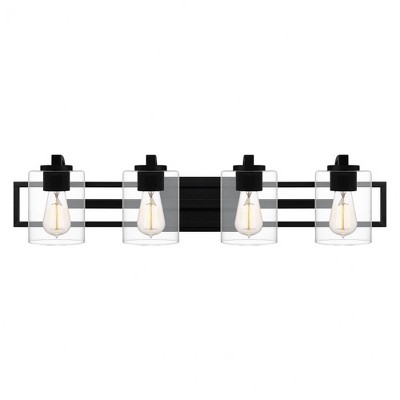 Quoizel Lighting Landsdowne 4 - Light Vanity in  Matte Black