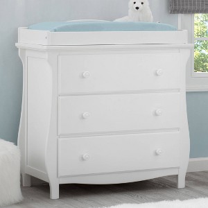 Delta Children Lancaster 3 Drawer Dresser with Changing Top and Interlocking Drawers - 1 of 4