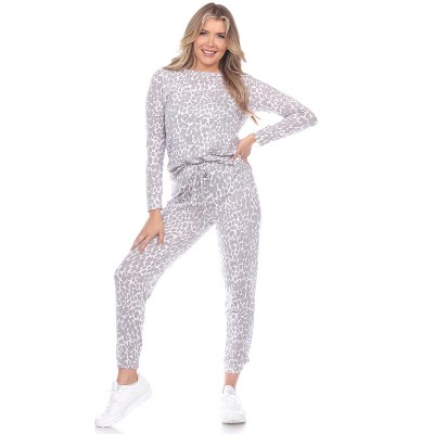  EYHLKM Jacquard Leopard Print Black Pink White Color M L XL XXL  Size Women's Satin Pajamas Sets Nightwear (Color : B, Size : X-Large) :  Clothing, Shoes & Jewelry