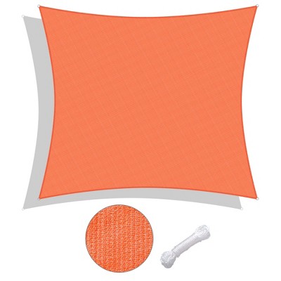 LAGarden 23x22 Ft HDPE Rectangle Sun Shade Sail