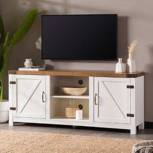 NicBex TV Stand for 65 Inch TV with 2 Swing-Open Door Cubbies,TV Entertanment Center with Open Shelves,Modern TV Console Table for Living Room - 1 of 4