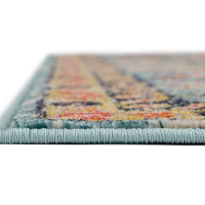 Monterey Blue 8' x 10' Stain-Resistant Polypropylene Rug