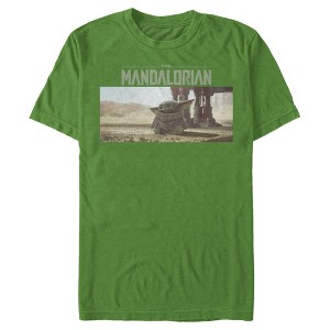 Men's Star Wars The Mandalorian The Child Desert Walking T-Shirt - 1 of 4