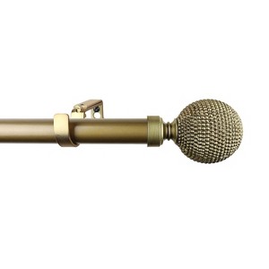 Urbanest 1-inch Diameter Giato Adjustable Single Drapery Curtain Rod - 1 of 4