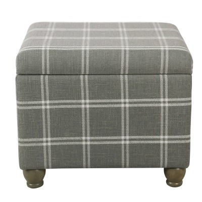 target plaid ottoman