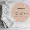 Cozyway Crew Cotton Baby Socks - 12 Pack Stretch Newborn Socks, Baby Socks 0-6 Months, Infant Socks, White, 0-6 Months, Unisex - 4 of 4