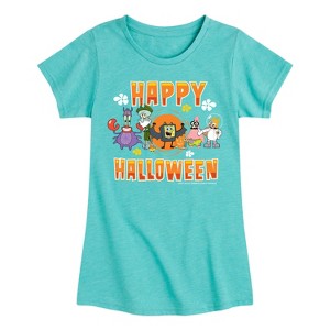 Girls' - SpongeBob SquarePants - Happy Halloween Fitted Short Sleeve Graphic T-Shirt - 1 of 4
