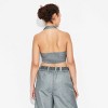Women's Nylon Halter Tank Top - Wild Fable™ Light Teal Blue - 3 of 3