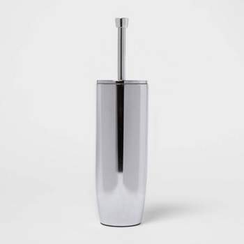 Solid Modern Toilet Brush Chrome - Threshold™