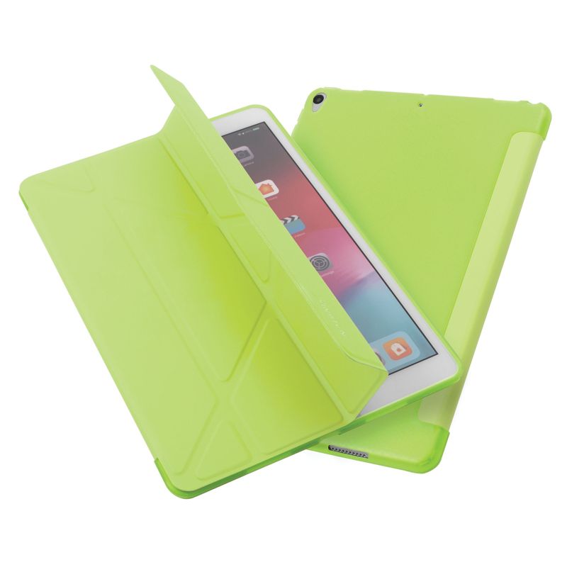 Insten - Tablet Case for iPad Air 3, Pro 10.5", Multifold Stand, Magnetic Cover Auto Sleep/Wake, Pencil Charging, Green, 1 of 7