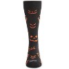 MeMoi Men's Festive Halloween "Pumpkin Faces" Novelty Crew Sock - 2 of 4