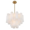 Crystorama Lighting Addis 6 - Light Chandelier in  Aged Brass - 3 of 4
