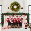 Large Christmas Wreath for Front Door, Artificial Pine Wreath for Fireplaces Porch Walls New Years Christmas Home Hanging Decor - 2 of 4