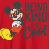 Men's - Disney - Mickey Kind Is Cool Long Sleeve Graphic T-Shirt - 2 of 3
