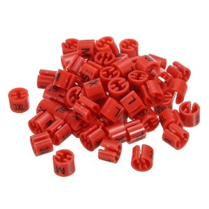 Unique Bargains Round Reusable Color Coding Easy to Remove Clothes Hanger Marker - 1 of 4