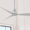 44" Minka Aire Modern 3 Blade Outdoor Ceiling Fan with Remote Control Silver Wet Rated Patio Exterior Porch Gazebo Garage Barn - 2 of 4