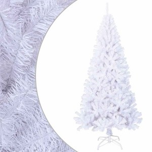 Aghana Digitals 180cm White PVC Artificial Christmas Tree with 930 Tips, Thick Branches & Steel - 1 of 4