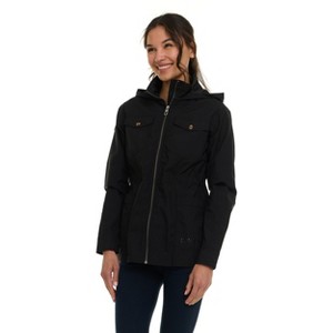 Canada Weather Gear Women's Safari Rain Jacket – Lightweight Water-Resistant Utility Jacket with Hood - 1 of 4