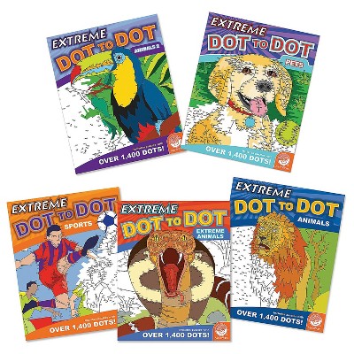 MindWare Student's Favorite Extreme Dot To Dot Books: Set Of 5 - Brainteasers