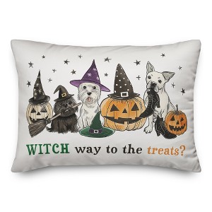 Creative Products Witch Way to Treats 14 x 20 Spun Poly Pillow - 1 of 3