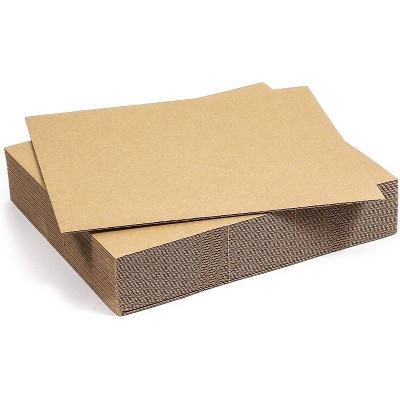 Juvale 25-Pack 2mm Strong Corrugated E-Flute Boards for Packing, Shipping (8 x 10 in)