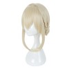 Unique Bargains Women's Wigs 16" Gold Tone with Wig Cap - 2 of 4