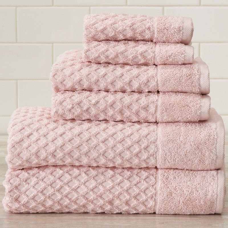 Great Bay Home Cotton Popcorn Textured Quick-Dry Towel Set, 5 of 13
