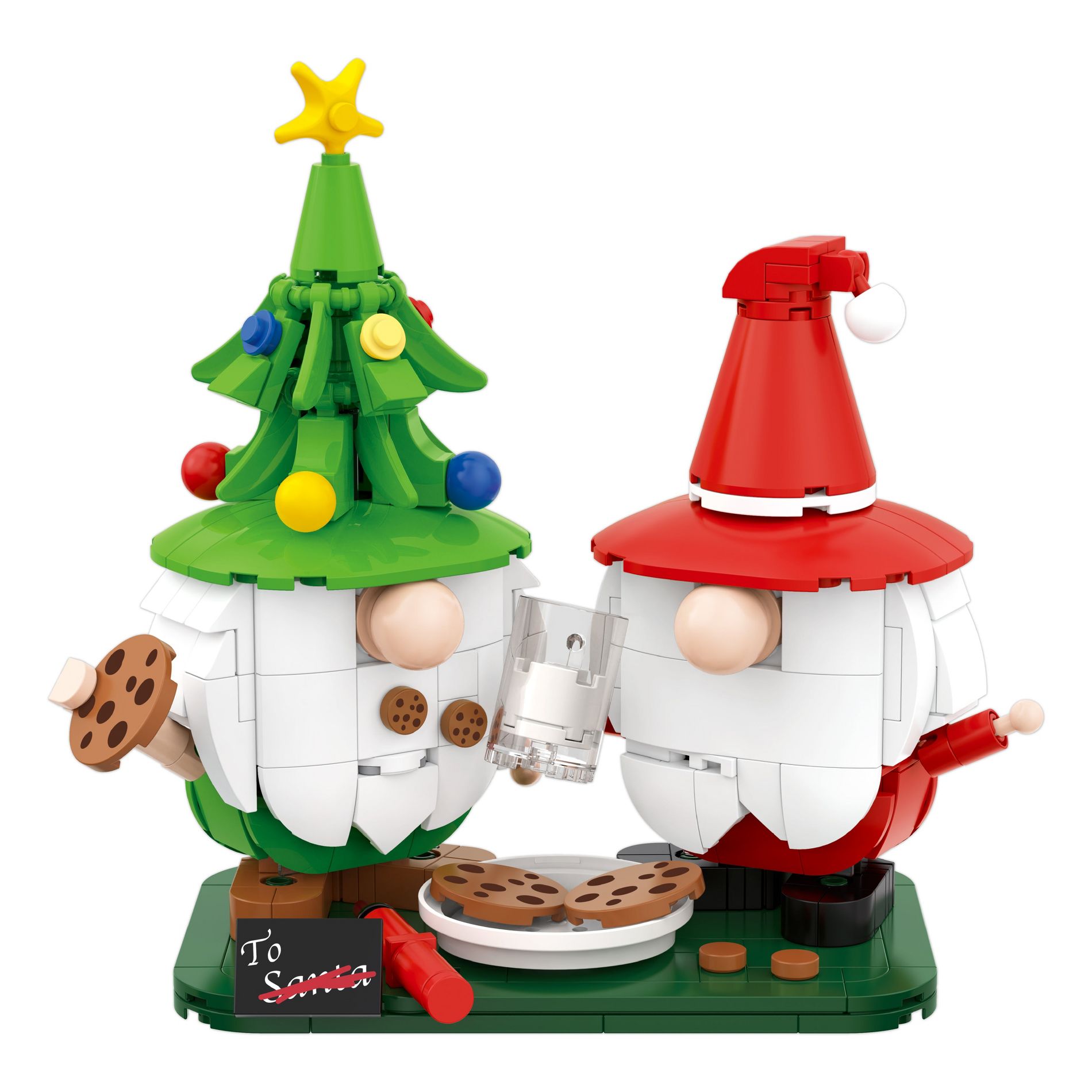 Brickcraft Holiday Gnomes Building Set - 385-Piece Kit - 72841