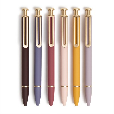 U Brands 3ct Soft Touch Felt Tip Pens - Rose Gold Accents : Target