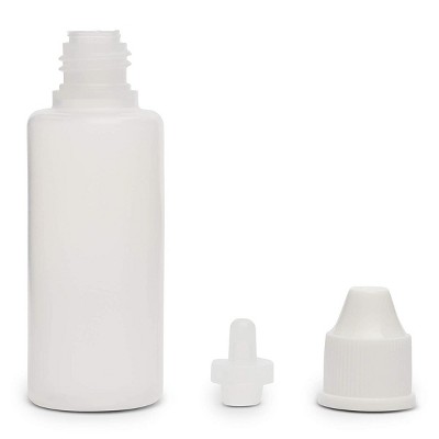 Bright Creations 50 Pack Plastic Eye Dropper Bottles for Liquid & Crafts, Squeezable (0.67 oz)