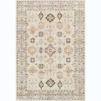Mark & Day Park Forest Washable Woven Indoor Area Rugs Beige