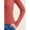 VENUS Womens Ribbed Long Sleeve Top - 3 of 4