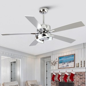 Parrot Uncle 52" Modern LED Ceiling Fan with Light and Remote Control - 1 of 4