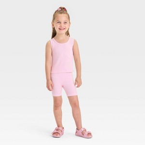 Grayson Mini Toddler Girls' Seamless Set - Pink - 1 of 4