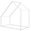 Twin Size Metal House Bed with Roof for Kids,Teens - 3 of 4