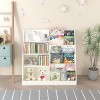 Children's bookshelf and toy storage rack, multifunctional four-layer wooden children's bookshelf - 2 of 4