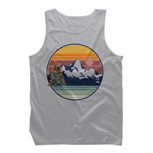 Men's Design By Humans Mountain View By pilipsjanuarius Tank Top - 1 of 4
