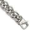 Chisel Stainless Steel Polished Large and Small Oval Link 8.25" Bracelet - 2 of 4