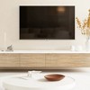 Light Brown Wood Grain Wallpaper Roll Peel & Stick Waterproof Self Adhesive Vinyl Contact Paper for Furniture - 4 of 4