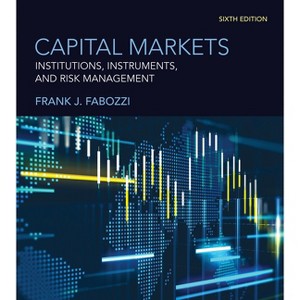 Capital Markets, Sixth Edition - by  Frank J Fabozzi (Hardcover) - 1 of 1