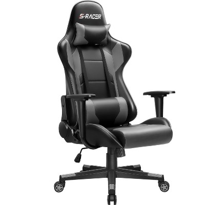 LACOO Racing Style Lumbar Support & Adjustable Swivel Gaming Chair