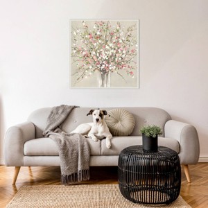 Amanti Art Peach Blossom Bouquet by Asia Jensen Framed Wall Art Print - 1 of 4