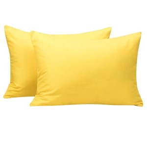 2 Pack Brushed Microfiber Zippered Toddler Pillowcases, Super Soft and Cozy Travel Pillow Cases - NTBAY - 1 of 4