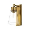 Wentworth Glass Wall Sconce - Modern Design, Dimmable, 1 Bulb, 60W, 7.5" x 16" - 4 of 4