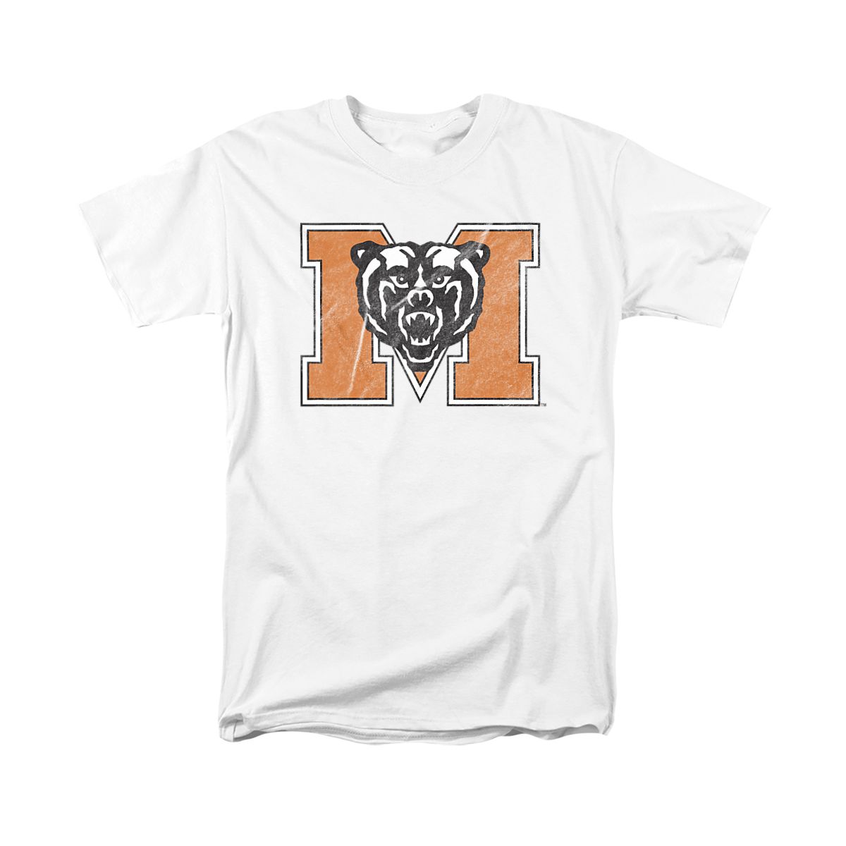 Men's Mercer University Official Distressed Primary T-Shirt - thumbnail 9